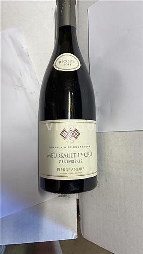 Borgonha Meursault Premier Cru Pierre André Genevri%c3%a8res 2011