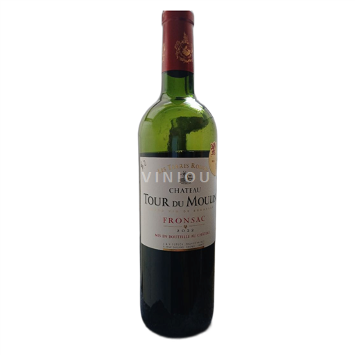 Bordeaux Fronsac Château Tour du Moulin Les Terres Rouges 2022