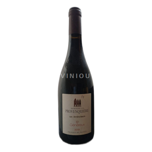 Languedoc e Roussillon Pays d'oc Domaine La Provenquière Les Invincibles Le Généreux 2019
