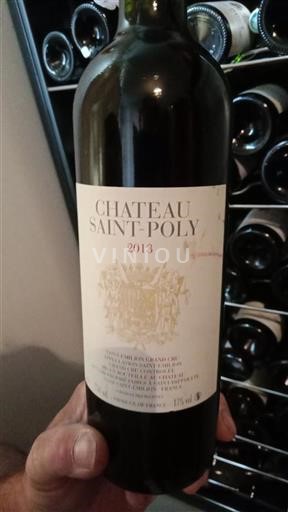 Burdeos Saint-Émilion Gran Cru Grand Cru Château Saint-Poly 2013