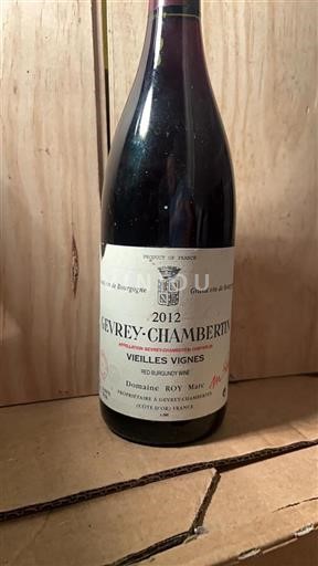 Borgogna Gevrey-Chambertin Domaine Roy Marc Vieilles Vignes 2012