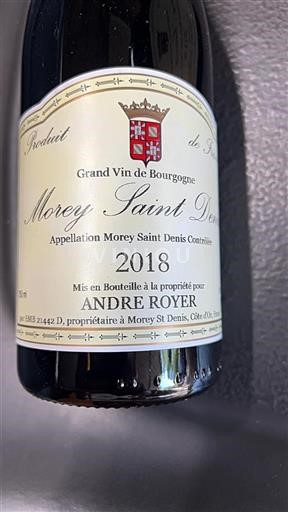Bourgondië Morey-saint-denis André Royer 2018