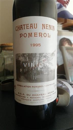 Bordeaux Pomerol Château Nenin 1995