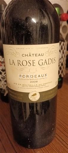 Bordeaux Château La Rose Gadis 2008
