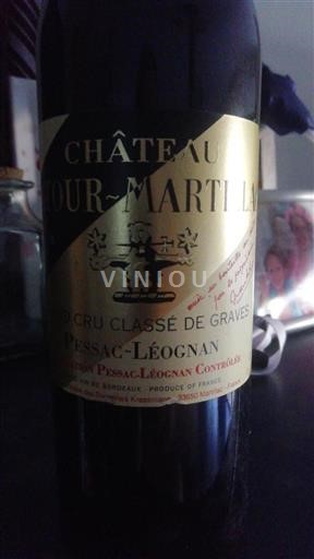 Bordeaux Pessac-Léognan Grand Cru Château Latour-Martillac 1998