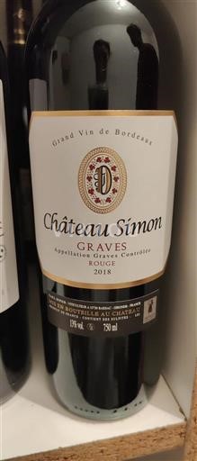 Bordeaux Graves Château Simon 2018