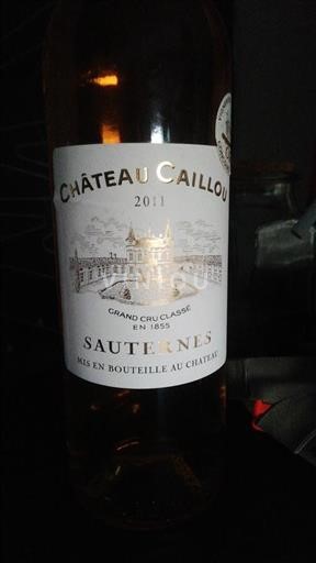 Bordeaux Sauternes Château Caillou 2011