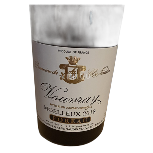 Vallée de la Loire Vouvray Domaine Clos Naudin 2018