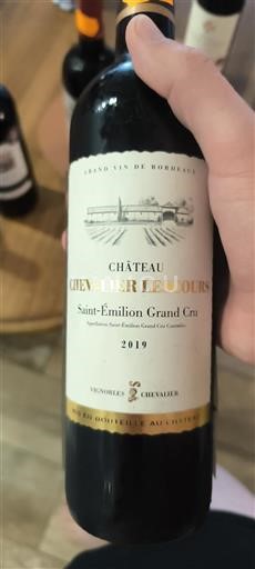 Bordeaux Saint-Émilion Grand Cru Grand Cru Château Chevalier Lescours 2019