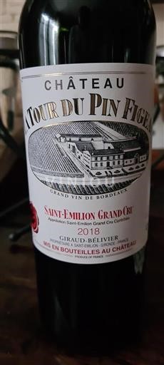 Bordeaux Saint-Émilion Grand Cru Château La Tour du Pin Figeac 2018