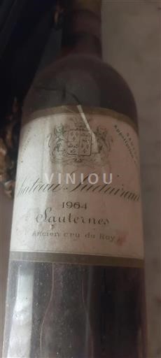 Bordeaux Sauternes Grand Cru Château Suduiraut 1964