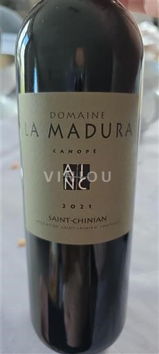 Languedoc Saint-Chinian Domaine La Madura Canopé 2021