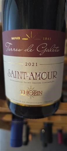 Beaujolais Saint-Amour Thorin Terres de Galets 2021