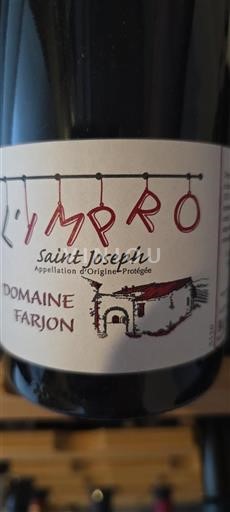 Údolí Rhôny Saint-Joseph Domaine Farjon L'Imprévu 2020
