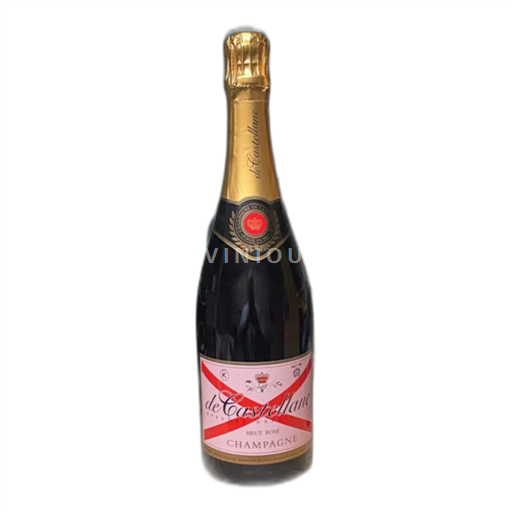 Vin Effervescent Rosé sec Rosé Castellane Non millésimé France Champagne