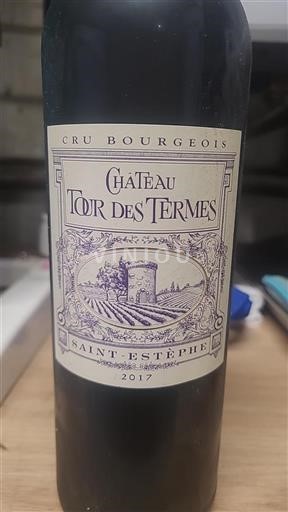 Bordeaux Saint-Estèphe Cru Bourgeois Château Tour des Termes 2017