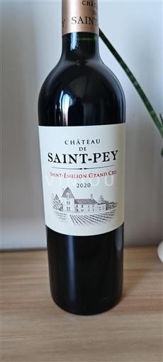 Bordeaux Saint-Émilion Grand Cru Château Saint-Pey 2020