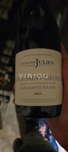 Bourgondië Nuits-saint-georges Domaine Julien Aux Saints-Juliens 2021