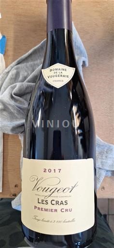Bourgogne Vougeot Premier Cru Domaine La Vougeraie Les cras 2017