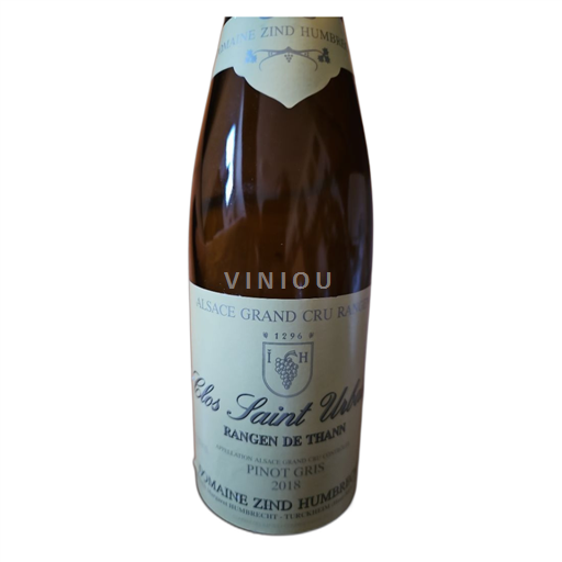 Alsazia Pinot grigio Grand Cru Domaine Zind Humbrecht Clos Saint Urbain 2018