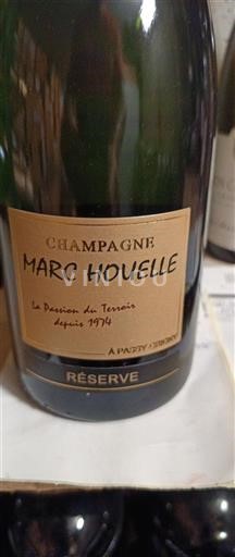 Vin Effervescent Blanc brut Réserve Marc Houelle Non millésimé France Champagne