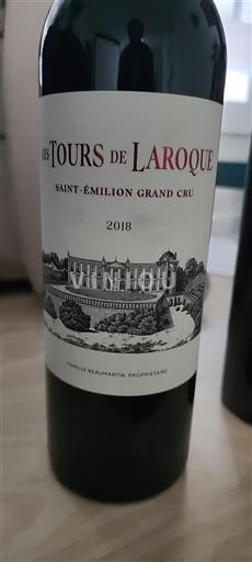 Bordeaux Saint-Émilion Grand Cru Les Tours de Laroque 2018