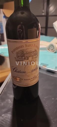 Bordeaux Puisseguin-saint-émilion Château Lambert 2006