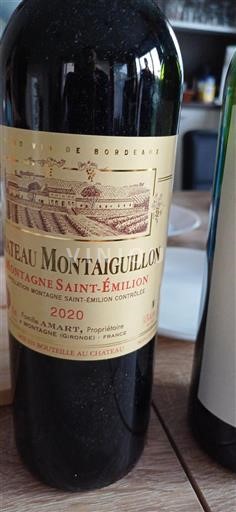 Bordeaux Montagne-saint-émilion Château Montaiguillon 2020
