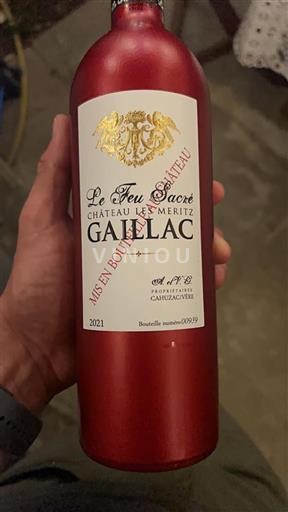 Sud-Ovest Gaillac Château Les Meritz Le Feu Sacré 2021