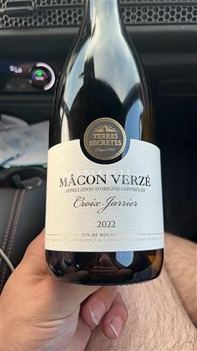 Burgundy Mâcon and Mâcon-Villages Vignerons des Terres Secrètes Croix-Jarrier 2022