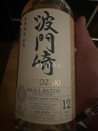 Whisky Japanese Whisky Hatozaki Umeshu Cask Kaikyo 12a Giappone Non Specificato Non specificato