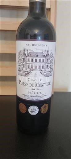 Bordeaux Médoc Cru Bourgeois Château Pierre de Montignac 2015
