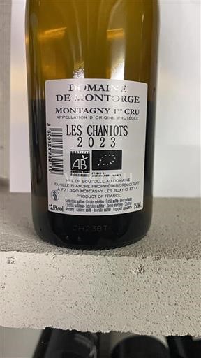 Borgogna Non specificato Premier Cru Domaine Montorge Les Chaniots 2023