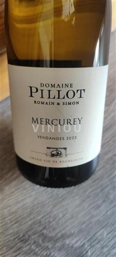 Burgundija Mercurey Domaine Pillot 2023