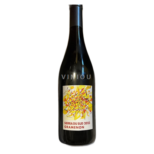 Vin Rouge sec Sierra du Sud Gramenon 2023 France Vallée du Rhône Côtes-du-rhône bio