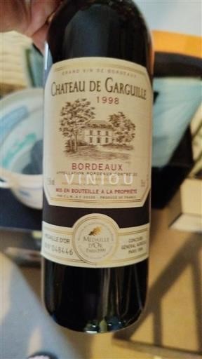 Bordeaux Château Garguillé 1998