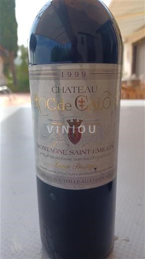 Bordeaux Montagne Saint-Émilion Château Roc de Calon Prestige 1999