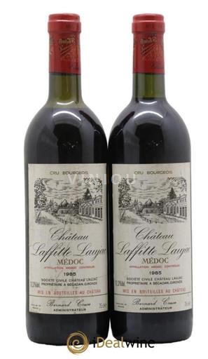 Bordeaux Médoc Cru Bourgeois Laffitte Laujac 1985
