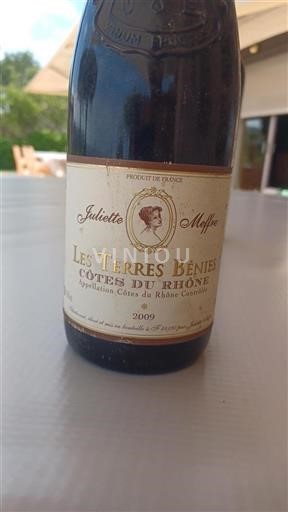 Vallée du Rhône Côtes-du-rhône Juliette Meffre Les Terres Bénies 2009