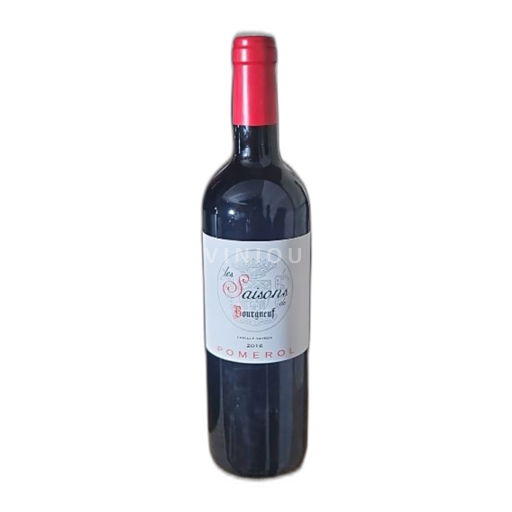 Vin Rouge sec Les Saisons de Bourgneuf 2016 France Bordeaux Pomerol AOC