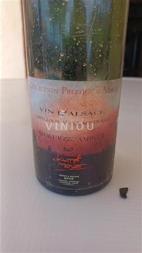 Alsazia Kumpf et Meyer Gewurztraminer Collection Prestige 2007