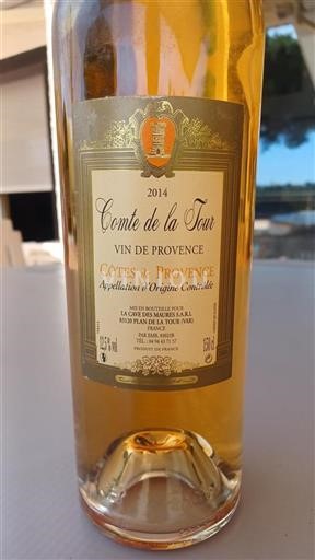 Provence Côtes-de-Provence Comte de la Tour 2014