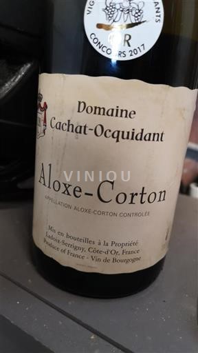 Burgundy Aloxe-Corton Domaine Cachat-Ocquidant 2015