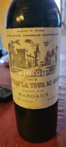 Bordeaux Margaux Château La Tour de Mons 1979