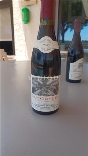 Borgogna Gevrey-Chambertin Christophe Bryczek 2003