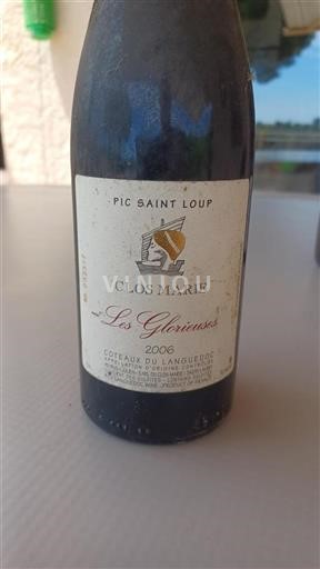 Languedoc Pic-saint-loup Clos Marie Les Glorieuses 2006