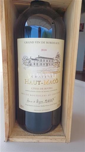Bordeaux Côtes-de-bourg Château Haut-Macô 2018