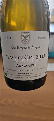 Bourgondië Mâcon en mâcon-dorpen Clos des Vignes du Maynes Aragonite 2021