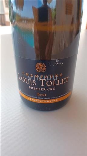 Vin Effervescent Rouge brut Louis Tollet Non millésimé France Champagne Premier Cru
