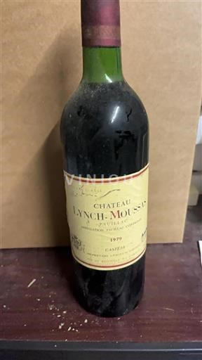 Bordeaux Pauillac Grand Cru Lynch-Moussas 1979